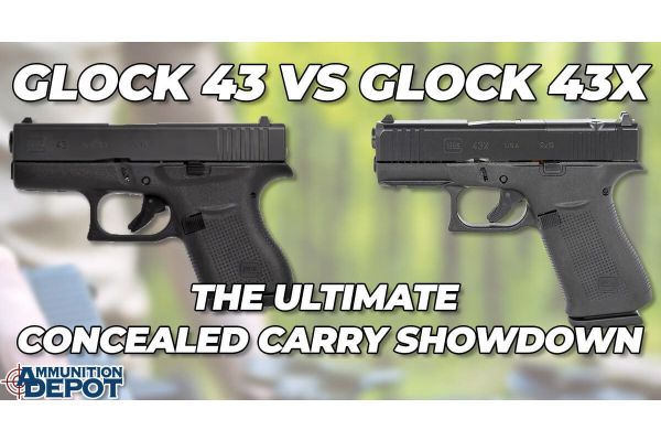 Glock 43 vs. Glock 43X