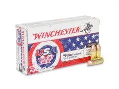 USA4172 - Winchester USA 9mm 115 Grain FMJ