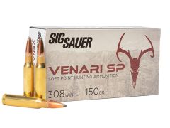 Sig Sauer Venari SP, 308 Winchester, Soft Point, hunting ammo, ammo buy, ammo for sale, Ammunition Depot