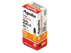 Aguila Target Competition, 22 LR, Lead Solid Point, aguila ammo, rimfire ammo, ammo for sale, Ammunition Depot