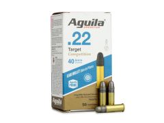 Aguila Target Competition, 22 LR, Lead Solid Point, aguila ammo, rimfire ammo, ammo for sale, Ammunition Depot