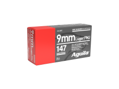 Aguila 9mm 147 Gr Subsonic FMJ Flat Point