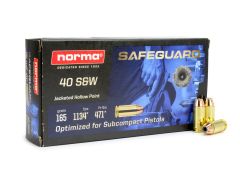 Norma Safeguard 40 S&W 165 Gr JHP