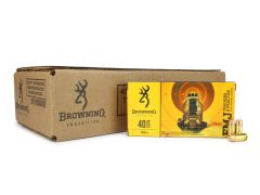 Browning 40 S&W for Sale, Buy 40 S&W Ammo, Best Price 40 S&W, Browning 40 S&W Reviews, 165 Grain FMJ Ammo, Bulk 40 S&W Ammunition, Ammunition Depot