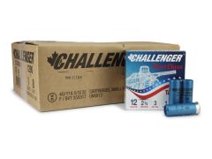 bulk ammo, challenger munitions, 12 gauge, shotgun ammo, bulk shotgun ammo, bulk 12 gauge, 8 shot, target loads, target ammo, Ammunition Depot