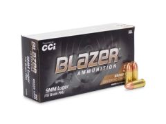 Blazer Brass, Blazer Brass 9mm Luger, Blazer 9mm Ammo, 9mm Ammo, 9mm Luger Ammo, Luger 9mm Ammo 