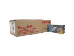 Aguila, 9mm luger ammo, 9mm, 9mm for sale, ammo for sale, hollow point, jhp for sale, self defense ammo, Ammunition Depot