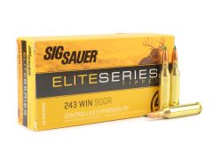 Sig Sauer Elite Series Tipped 243 Winchester 90 Gr Controlled Expansion Tipped