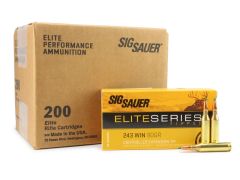 Sig Sauer Elite Series Tipped 243 Winchester 90 Gr Controlled Expansion Tipped (Case)