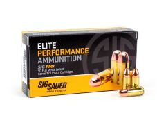 Sig Sauer Elite Perf. 9mm Luger 115 Gr FMJ (Case)