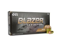 5202 Blazer Brass 50 Rounds 380 ACP 95 Grain FMJ Ammo