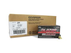 CCI Blazer 22 LR 40 Grain LRN Case 0021-CASE