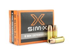 SIM-X DefenseCore 9mm 45 Gr Lead-Free HP