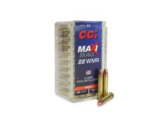 CCI Maxi-Mag, 22 Mag, tmj, 22 wmr, 22 magnum ammo, ammo for sale, cci ammo, rimfire, 22 cal, Ammunition Depot