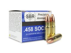 SBR .458 SOCOM 450 Grain Subsonic FMJ