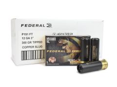 Federal Premium Freight Train 12 Gauge 3" 300 Gr Lead Free Tipped Sabot Slug (Case)