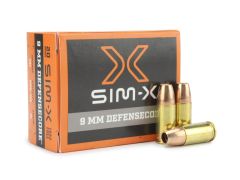 SIM-X DefenseCore 9mm 45 Gr Lead-Free HP