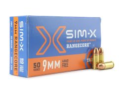 SIM-X RangeCore 9mm 50 Gr Lead-Free FMJ