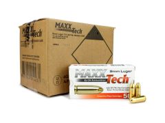 maxxtech, ammo for sale, 9mm, 9mm ammo, ammo for sale, bulk 9mm, bulk fmj, bulk 9mm fmj, pistol ammo, 9mm luger, 9mm fmj for sale, ammo depot, Ammunition Depot