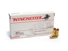 Winchester .40 S&W 180 Grain FMJ