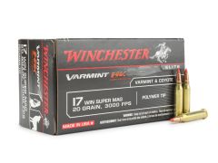 S17W20 Winchester Varmint 17 WSM 20 Grain Polymer-Tip