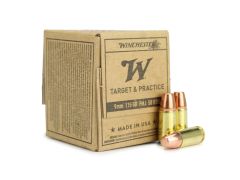 Winchester Service Grade 9mm Ammo for Sale, Buy 9mm 115 Grain FMJ Ammo, Winchester 9mm Bulk Ammo, Best Price 9mm Practice Ammo, 9mm Full Metal Jacket Rounds, Winchester 9mm Ammo Reviews, Ammunition Depot