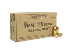 Winchester Service Grade 9mm FMJ Ammo