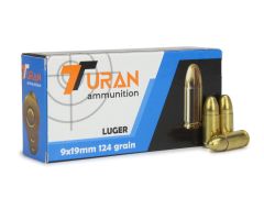 Turan Ammunition, 9mm, fmj, full metal jacket, 9mm ammo, 9mm fmj, ammo for sale, ammo buy, Ammunition Depot