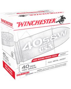 Winchester 40 S&W 165 GR FMJ 
