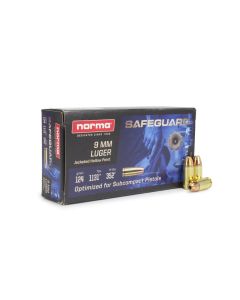 Norma Safeguard 9mm 124 Gr JHP