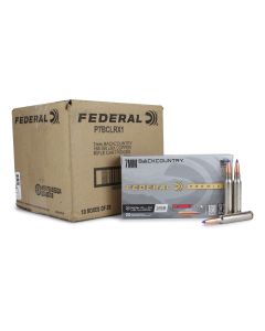 Federal Premium 7mm Backcountry 168 Gr Barnes LRX (Case)