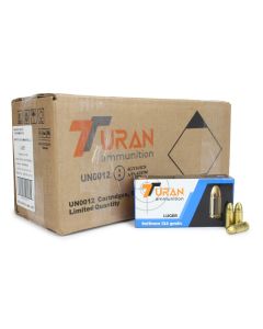 Turan 9mm 124 Gr FMJ (Case)