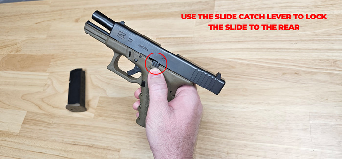 Locking a Glock Slide