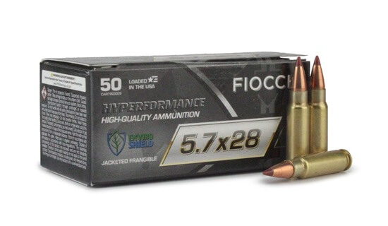 Fiocchi Hyperformance 5.7x28 Frangible Ammo