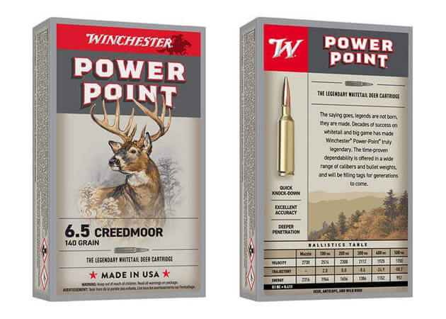 Winchester 6.5 Creedmoor Power Point Ammo