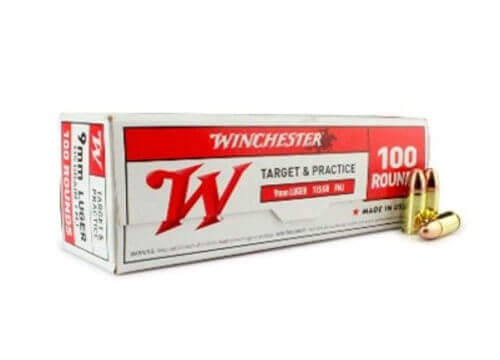 Winchester White Box 9mm 115gr FMJ Ammo